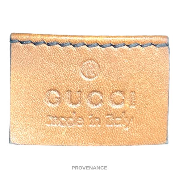 🔴 Gucci Cosmetic Pouch - Blue GG Canvas - Picture 11 of 12